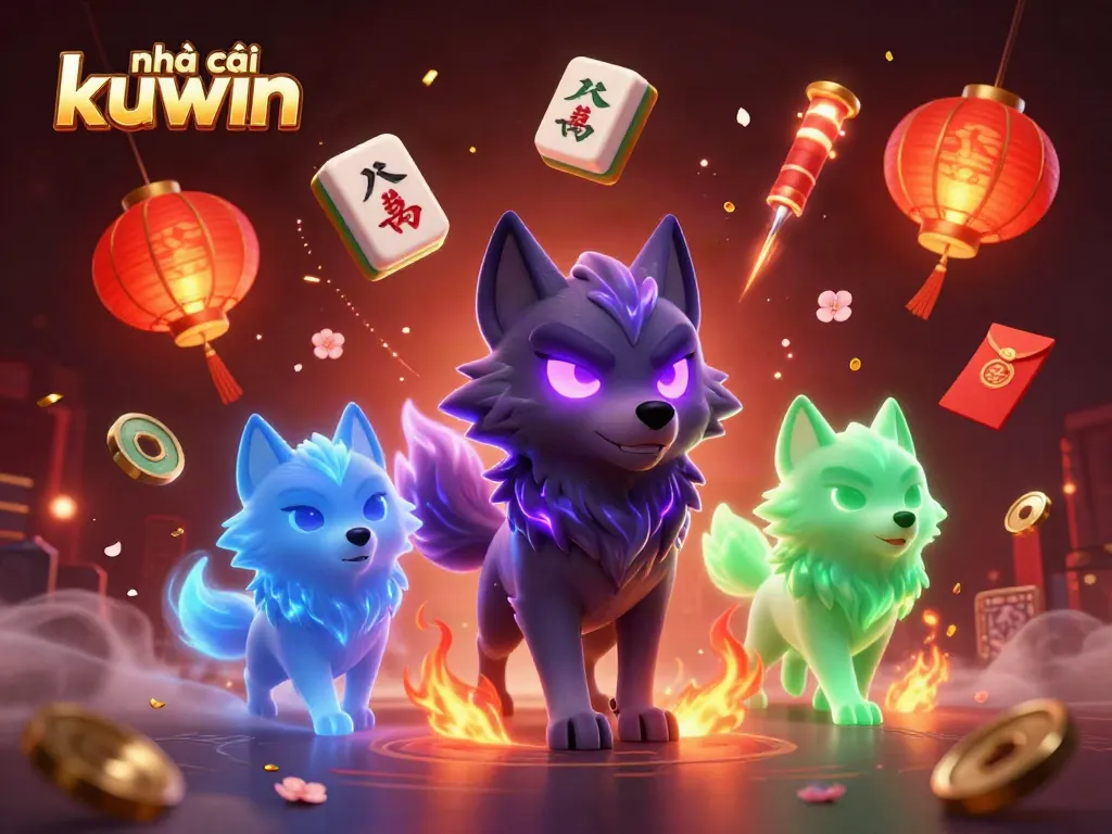 Experience excitement at nhà cái kuwin with 3D characters and vibrant casino elements