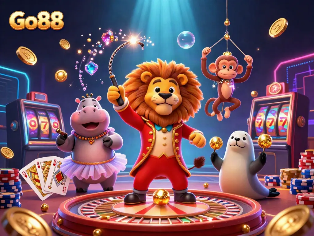 Cascade golden coins while playing thrilling games at Go88.