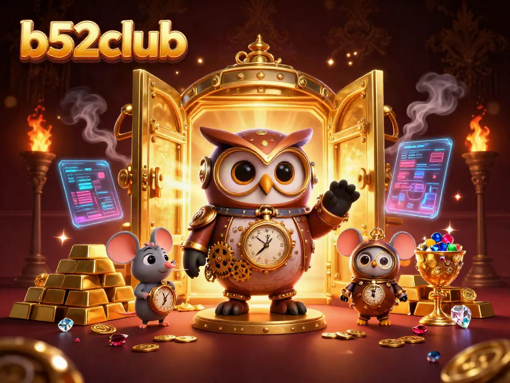 Experience thrilling gameplay with b52club in a vibrant, lively casino scene.